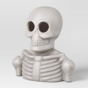 NWT. HYDE & EEK! Skeleton Bust Light Up Decor